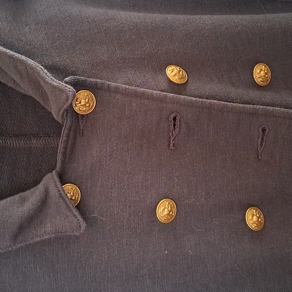 Denim & Supply Ralph Lauren Dark Blue Utility Jacket with Gold Details - Picture 2 of 9